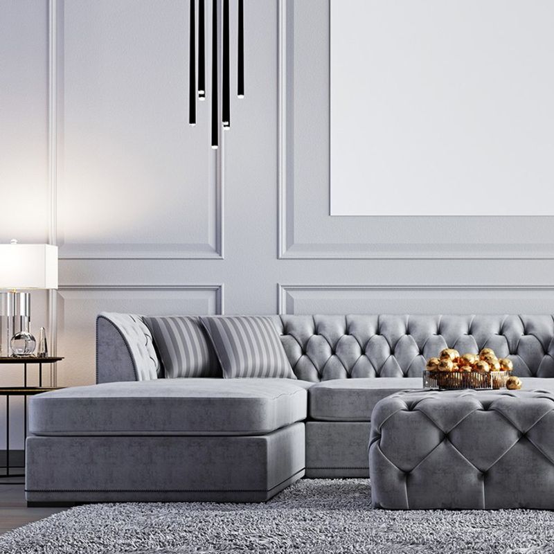 All-Gray Interiors (Falling Out of Favor)