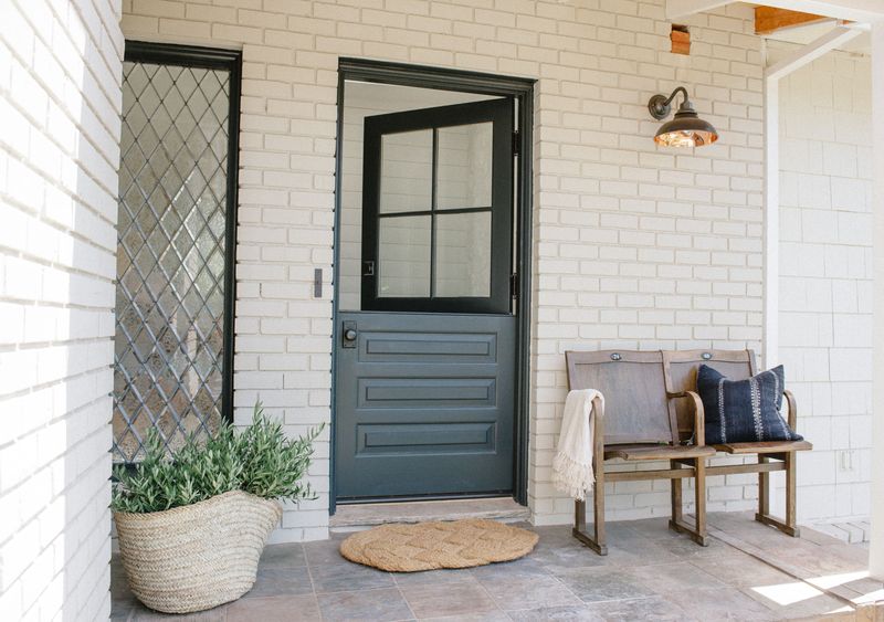 Modern Farmhouse Vibes: 11 Outdoor Looks Borrowed From 2025's Best Iowa Homes - Decor Hint Farmhouse-Style Front Doors