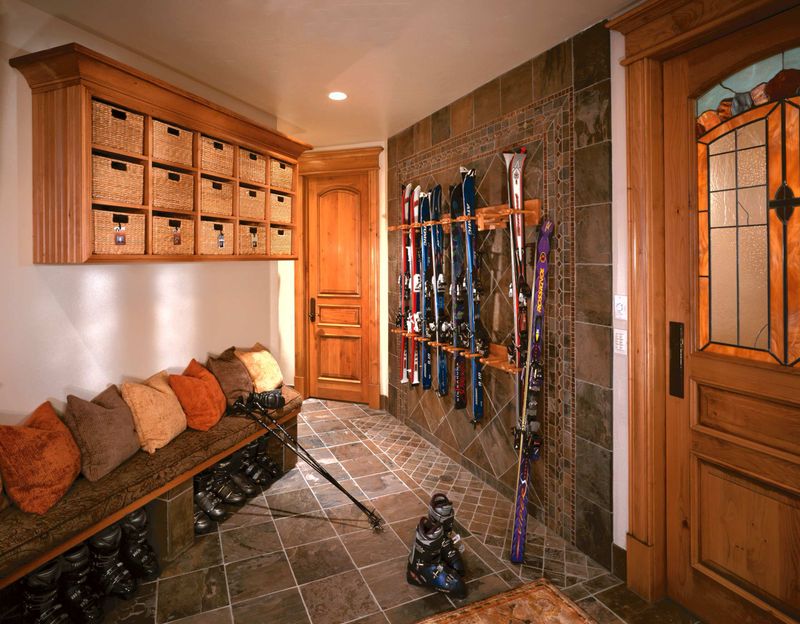 7 Common Outdoor Space Designs Found In Vermont Neighborhoods - Decor Hint Ski Gear Mudrooms