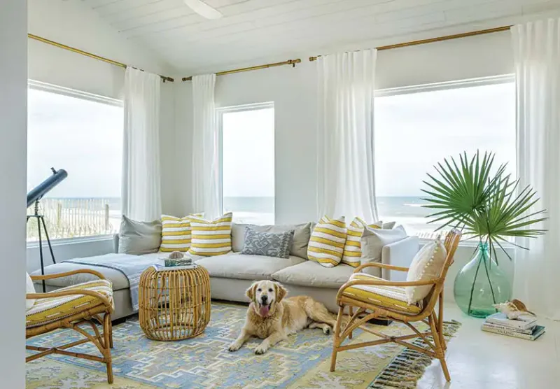 Florida Flair: 16 Bright And Breezy Touches That Define Sunshine State Homes - Decor Hint Use Of Natural Materials Like Rattan And Bamboo