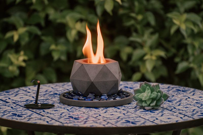 Transform Your Patio Into A Cozy Retreat With These 21 Creative Touches - Decor Hint Place Tabletop Fire Bowls