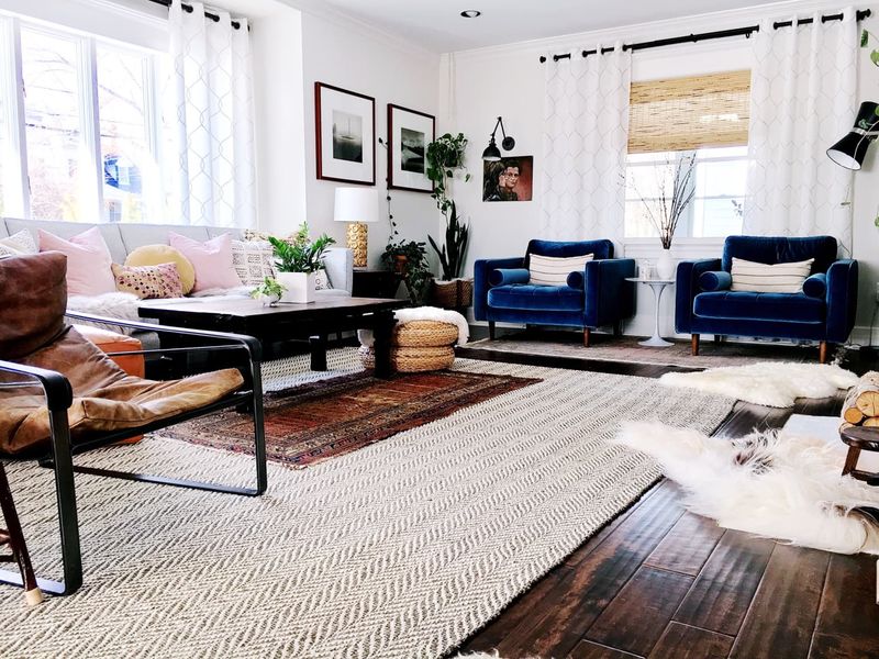 Layered Area Rugs
