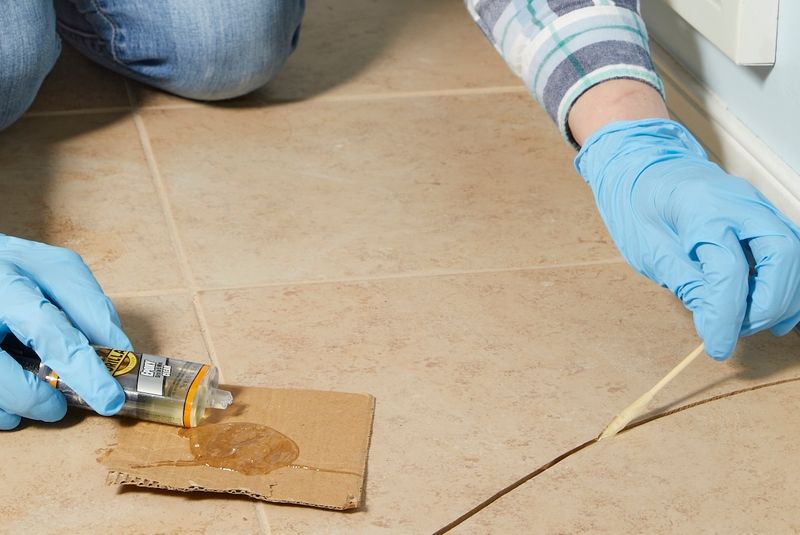 Cracked Floor Tiles