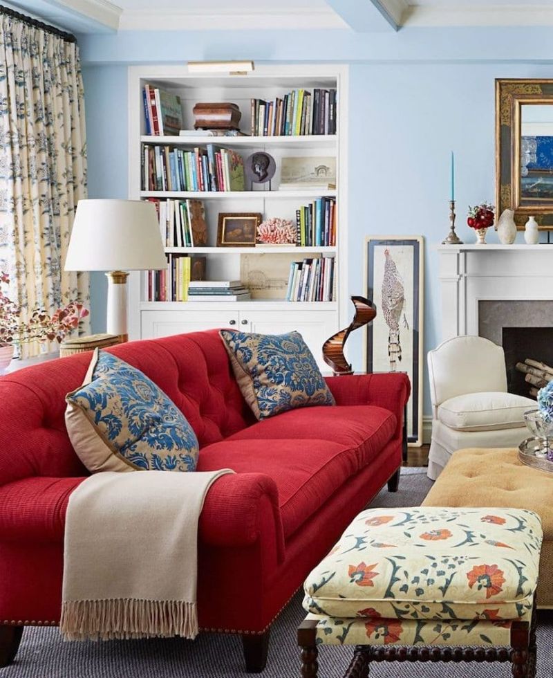 In My Experience, These 10 Sofa Colors Don't Work Well In Oregon Here's What Looks Fresh Instead - Decor Hint Bright Red: Too Stark Against Our Subdued Palette