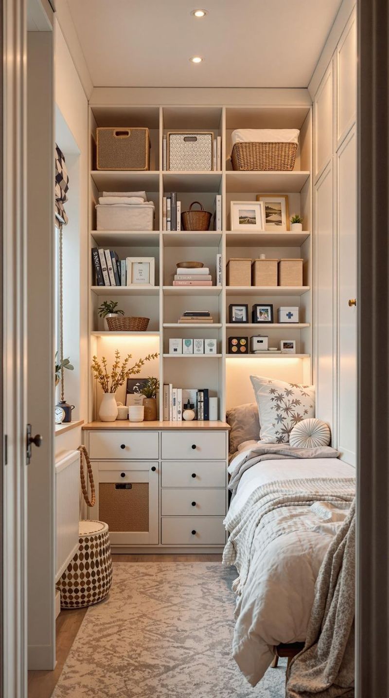 16 Simple Design Ideas To Open Up A Tight Space - Decor Hint Incorporate Vertical Storage Solutions