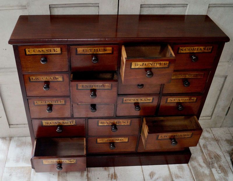 Apothecary Drawers For Clever Storage