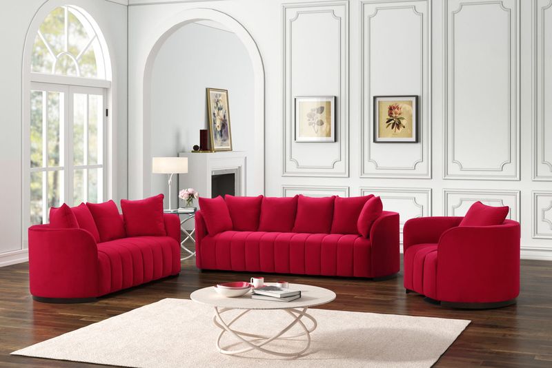 7 Modern Couch Colors Designers Recommend And 6 Outdated Ones To Avoid - Decor Hint Cherry Red