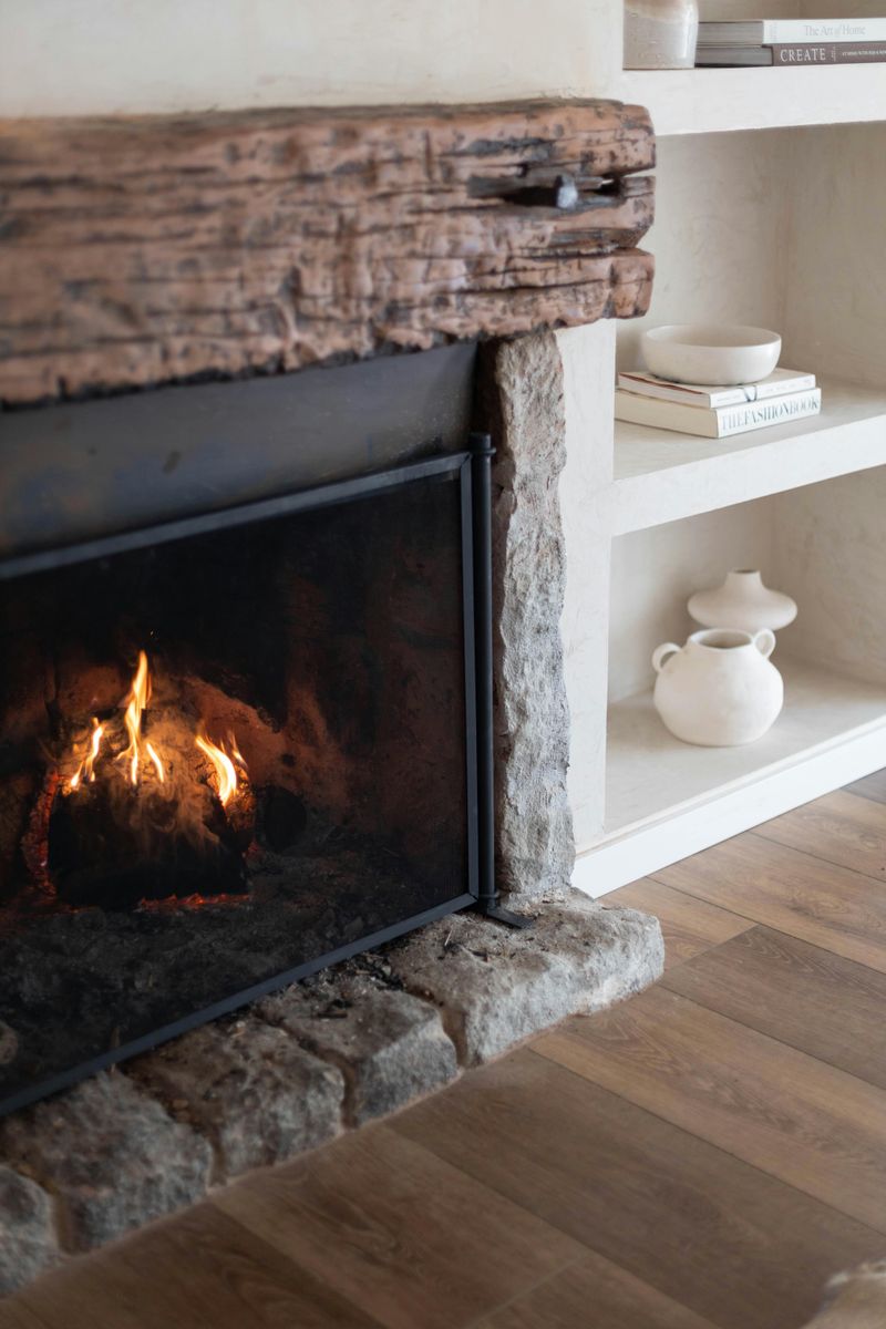 Stone Fireplaces With Inglenooks