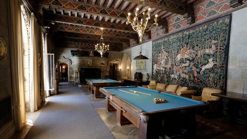 Step Inside Hearst Castle In California's Coastal Hills - Decor Hint Billiard Room