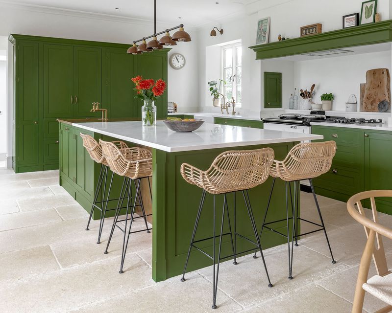 14 Kitchen Colors Going Out Of Style In Phoenix Homes (And 4 That Left Long Ago) - Decor Hint Olive Green