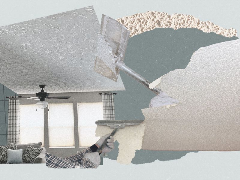 22 Clear Signs Your Home Is Not Trendy Anymore, According To Designers - Decor Hint Popcorn Ceilings Need Scraping