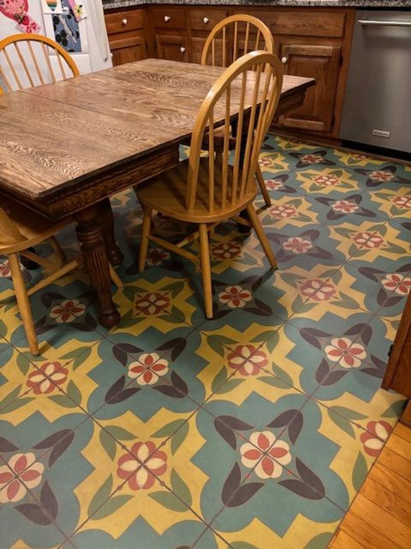 Patterned Linoleum Floors