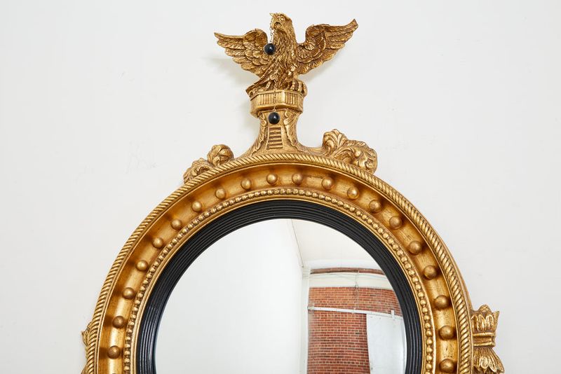 16 Antique Mirrors That Are Worth More Than You Think - Decor Hint Regency Convex Bullseye Mirrors