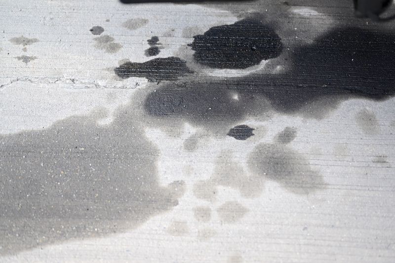 Oil-Stained Concrete