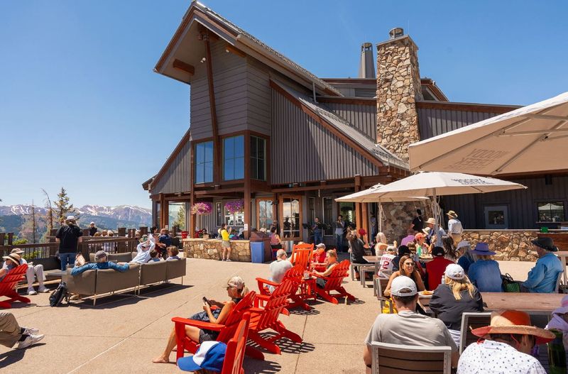 Top 8 Cozy Patios You'll Find Across Colorado Neighborhoods - Decor Hint Mountain-View Magic at The Sundeck in Aspen
