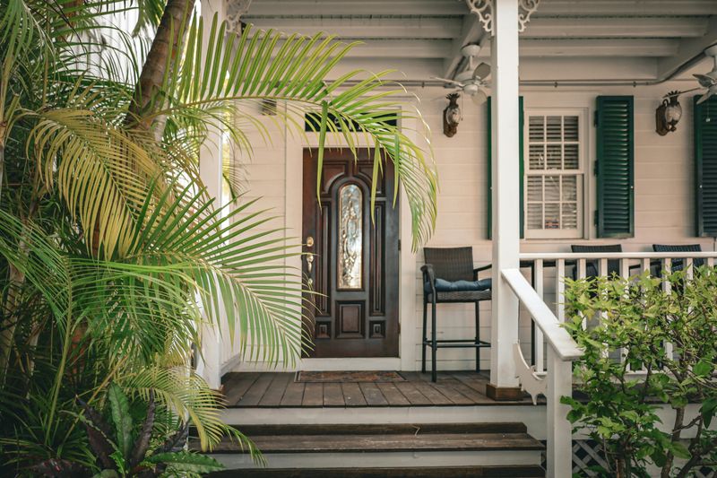 Cluttered Front Porch