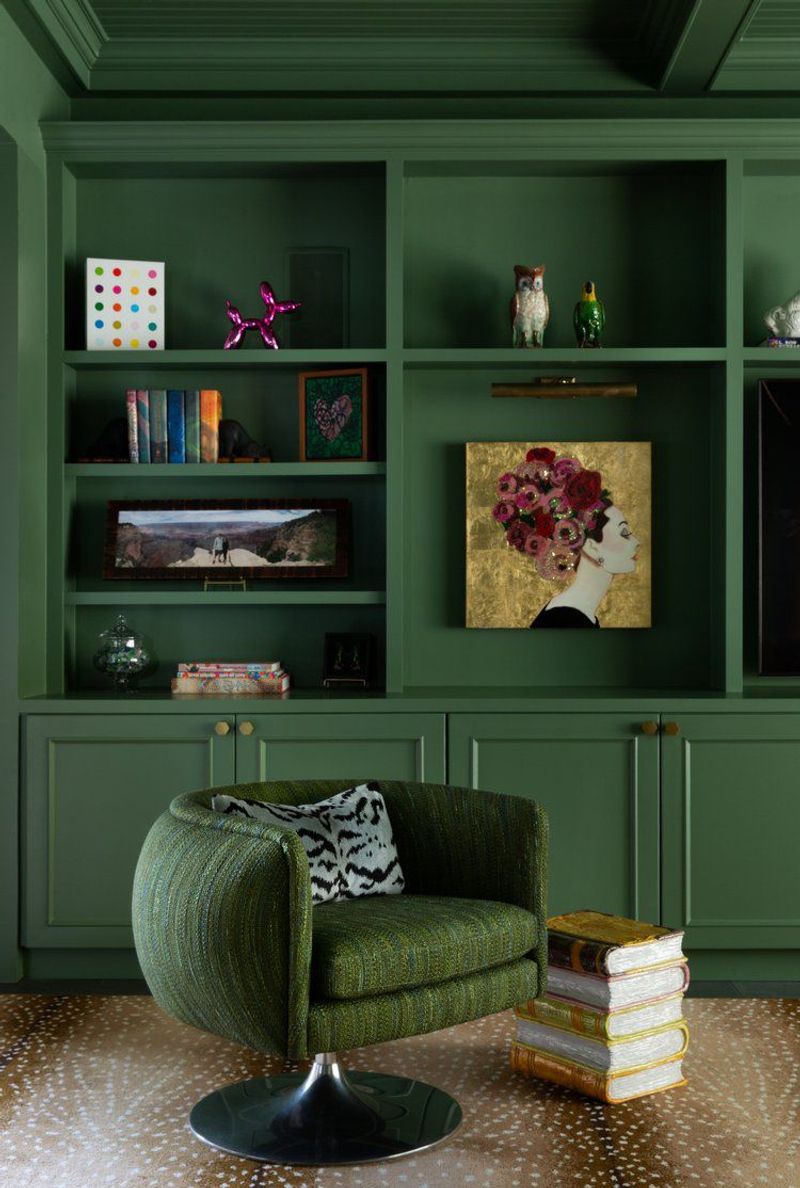 13 Dramatic Paint Colors That'll Bring Your Home To Life - Decor Hint Forest Green