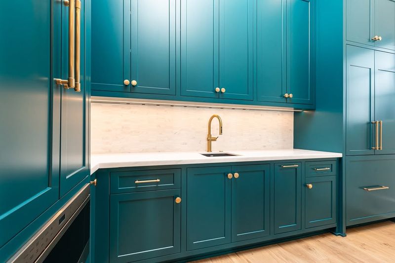 12 Kitchen Colors Designers Say You Should Try In 2025 Instead Of Many Shades Of Green (Plus 6 More Gorgeous Shades) - Decor Hint Deep Teal