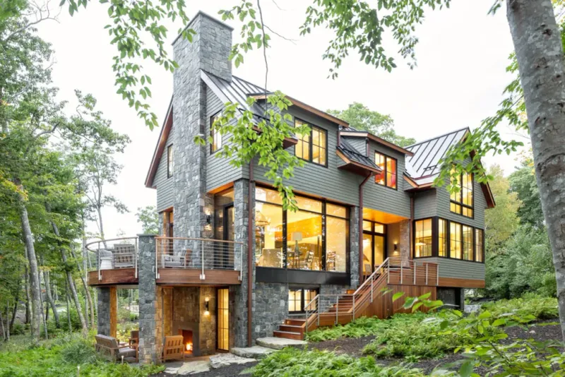 25 Secluded Mansions In Maine With Unforgettable Settings - Decor Hint Camden Cliffside Estate, Camden