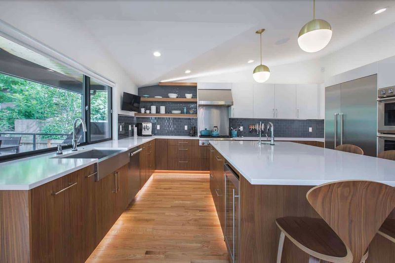 13 Standout Details From A Bold Kitchen Remodel In Seattle - Decor Hint Dual-Sided Bar