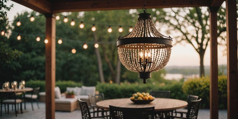 23 Gorgeous Garden Lighting Ideas To Transform Your Space - Decor Hint Outdoor Chandeliers