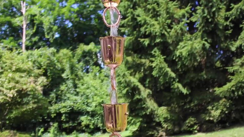 These 20 Garden Decor Ideas Are The Little Details That Will Make The Biggest Difference In Your Outdoor Space - Decor Hint Copper Rain Chains