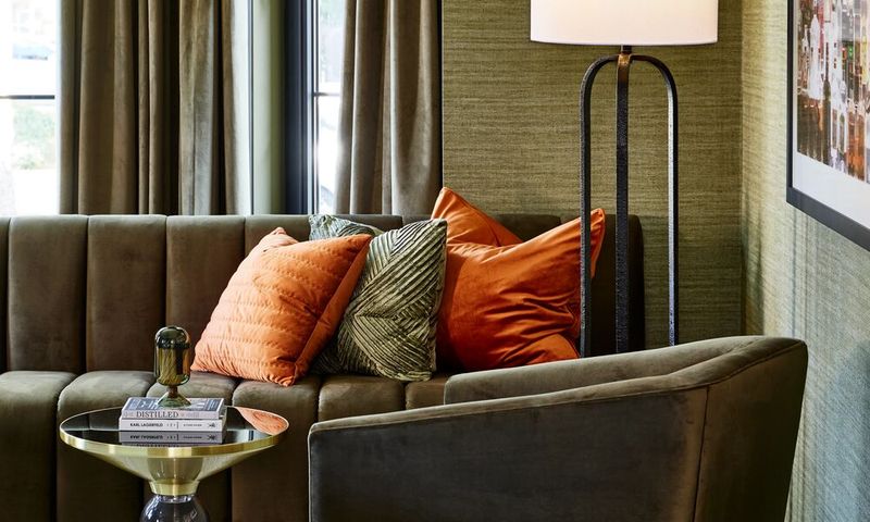 8 Velvet Sofa Styling Secrets From Interior Designers - Decor Hint Layered Textures