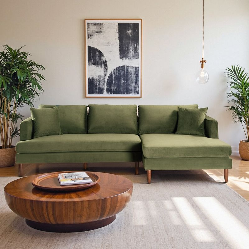 Houston Redesigned 8 Sofa Shades On The Way Out And 4 That Stay On Trend - Decor Hint Olive Green: The Earthy Neutral That's Growing Strong