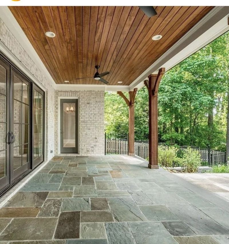 24 Screened-In Porch Ideas That Will Make Your Home The Ultimate Retreat - Decor Hint Tile or Stone Flooring