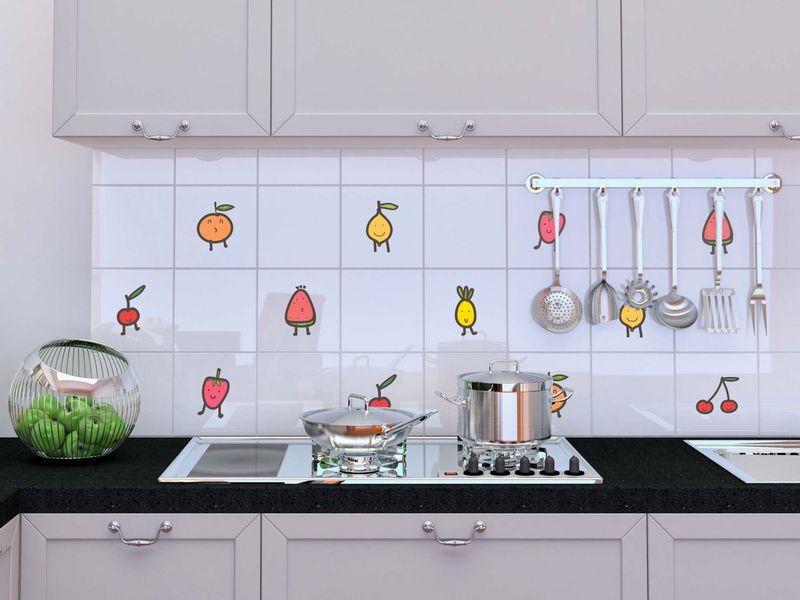 11 Outdated Kitchen Trends In Kentucky, And 9 Classics That Never Go Out Of Style - Decor Hint Fruit Motif Backsplashes Have Spoiled