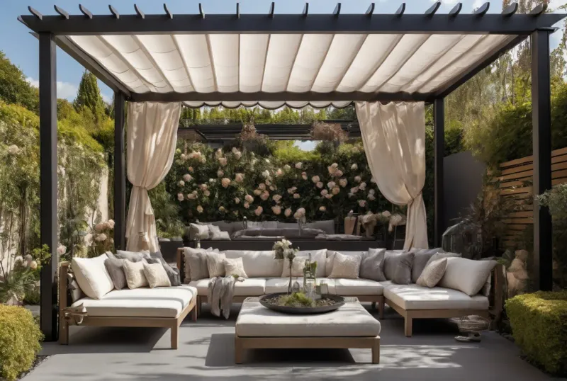 7 Exterior Design Ideas From Alabama Homes That May Work Well In Dry Climates - Decor Hint Outdoor Living Rooms With Shade Structures