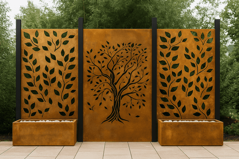 8 Desert-Inspired Exterior Design Ideas That Work Surprisingly Well In Colorado - Decor Hint Rusted Metal Accents