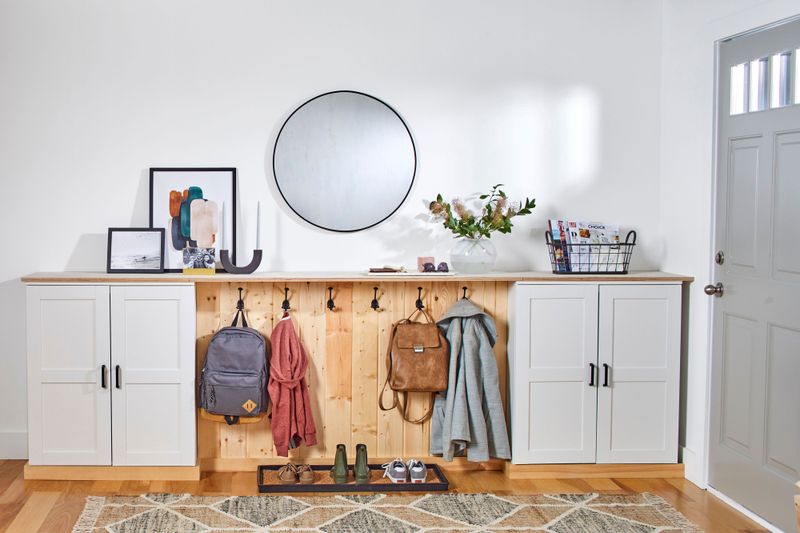 Decluttered Entryway (Clean-Looking Hack)