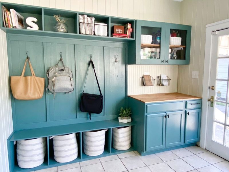 Weather-Ready & Wallet-Friendly: 8 Home Projects Iowans Love To DIY - Decor Hint Creating Mudroom Storage