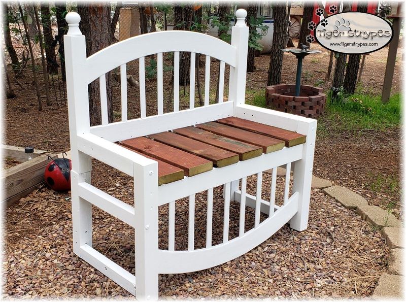 11 Gorgeous Garden Benches For Your Backyard Escape - Decor Hint Upcycled Treasure Bench