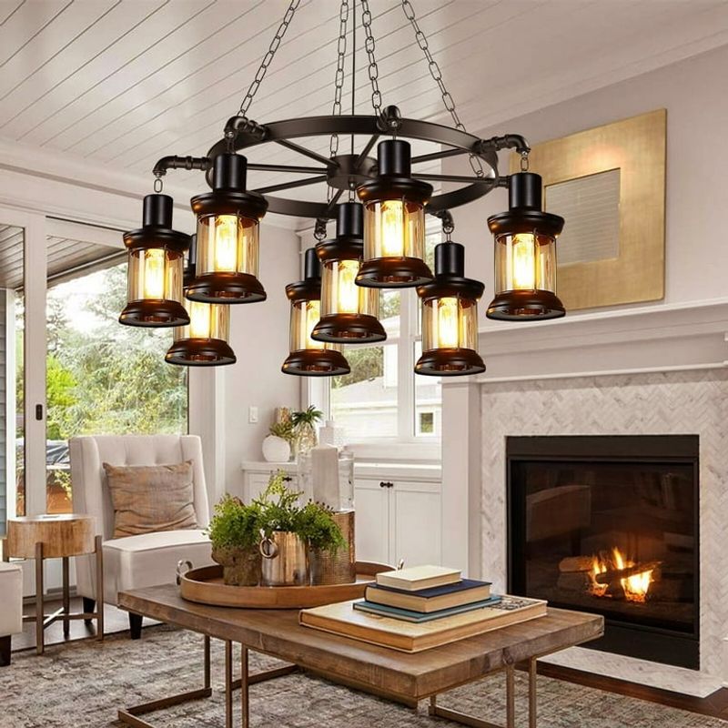 13 Living Room Elements That Bring Southern Charm To Texas Houses - Decor Hint Iron or Bronze Light Fixtures