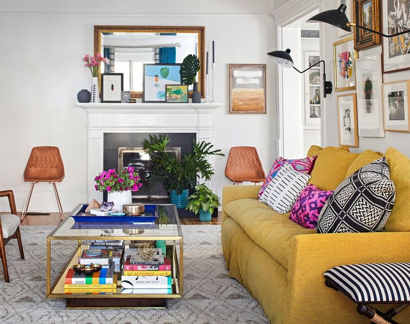 10 Old-Fashioned Couch Colors That Are Aging Your Living Room, And 10 To Pick Instead - Decor Hint Ochre Yellow: Sunny Sophistication