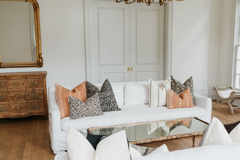 11 Sofa Styling Tricks For A Perfectly Put-Together Living Room - Decor Hint Balance Color and Texture