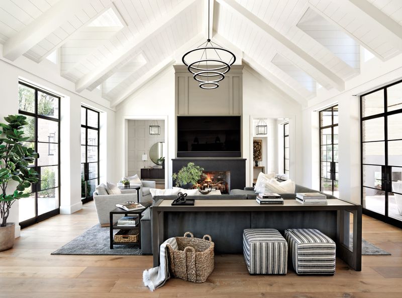 11 House Plans Nail Today's Aesthetic With Modern Design, Timeless Charm - Decor Hint Open Concept Farmhouse