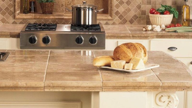 8 Kitchen Countertops To Avoid, According To The Property Brothers - Decor Hint Tiled Countertops With Grout Lines
