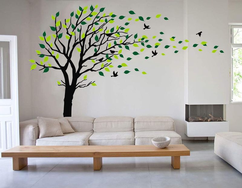 Wall decals trying to mimic art