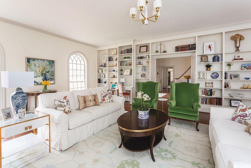 Mix Of Heirloom And Modern Furniture