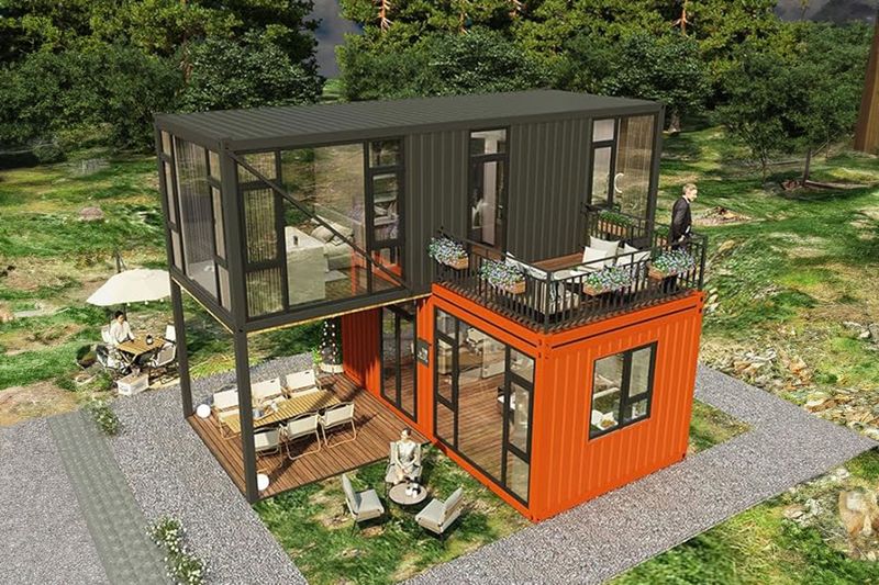 Double-Story Expandable Container Home