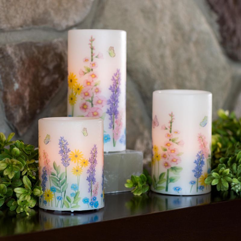 These 18 Spring Home Decor Picks Instantly Cheer Up Any Room Starting at $10 - Decor Hint Flameless Candles