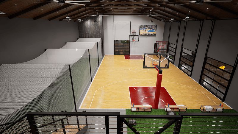 26 Barndominium Features That'll Make You Say 'Wait, That's A House?' - Decor Hint Indoor Basketball Courts
