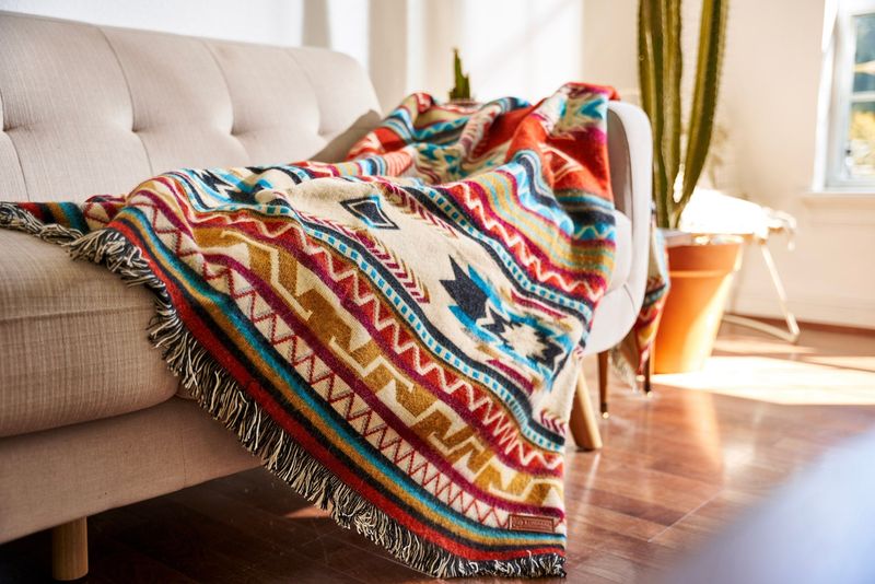 Boho Meets Desert With New Mexico Decor That Pops - Decor Hint Woven Wonders: Textiles That Tell Stories