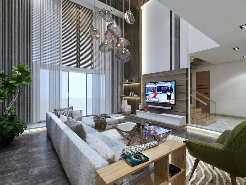 17 Furniture Arrangements That Make Any Room Look Larger - Decor Hint Create a Focal Wall