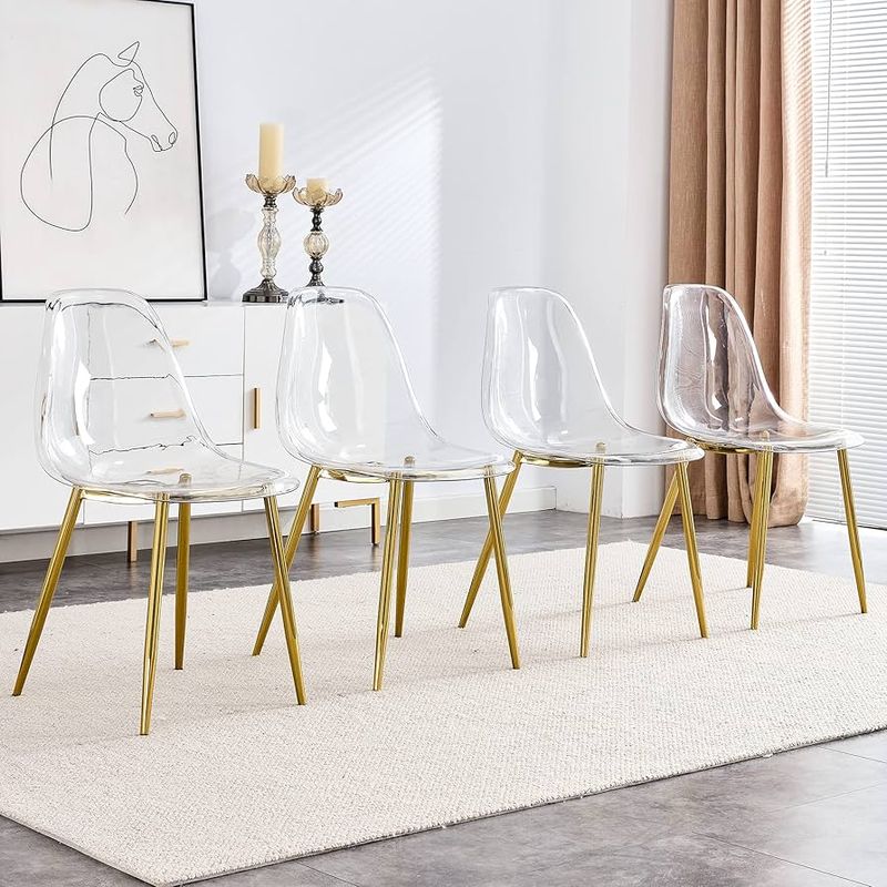 15 Home Decor Items Designers Say They Wish They Hadn't Bought In 2025 - Decor Hint Acrylic Dining Chairs
