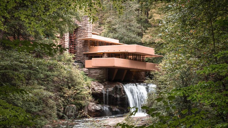 13 Distinctive Homes Built With Nature In Focus - Decor Hint Fallingwater: Frank Lloyd Wright's Masterpiece