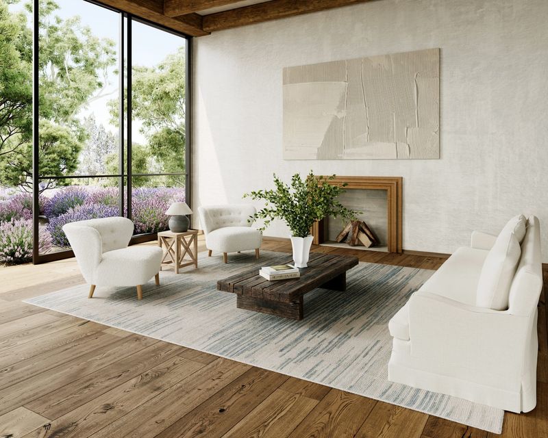 Wall-to-wall carpeting